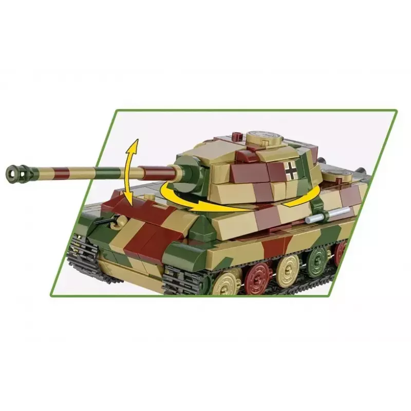 Cobi Plastikmodellbausatz Pz.Kpfw. VI B Tiger II Königstiger im Maßstab 1:35 (COBI-2732)