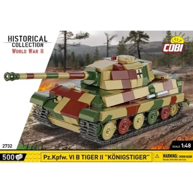 Cobi Plastikmodellbausatz Pz.Kpfw. VI B Tiger II Königstiger im Maßstab 1:35 (COBI-2732)