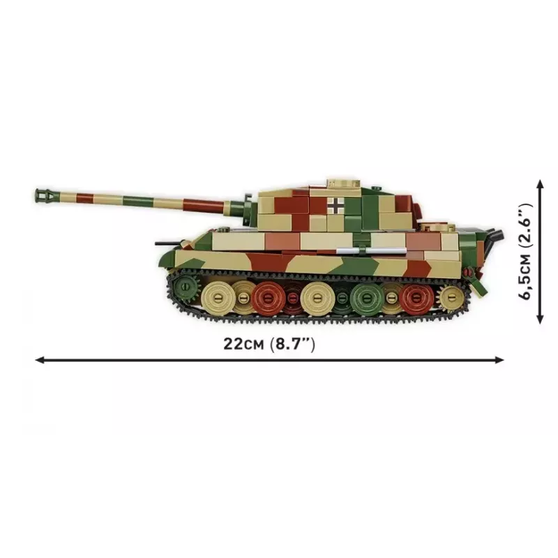 Cobi Plastikmodellbausatz Pz.Kpfw. VI B Tiger II Königstiger im Maßstab 1:35 (COBI-2732)