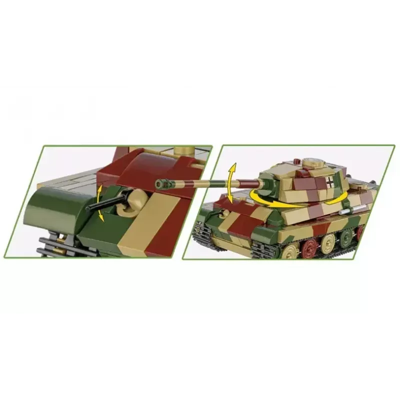 Cobi Plastikmodellbausatz Pz.Kpfw. VI B Tiger II Königstiger im Maßstab 1:35 (COBI-2732)