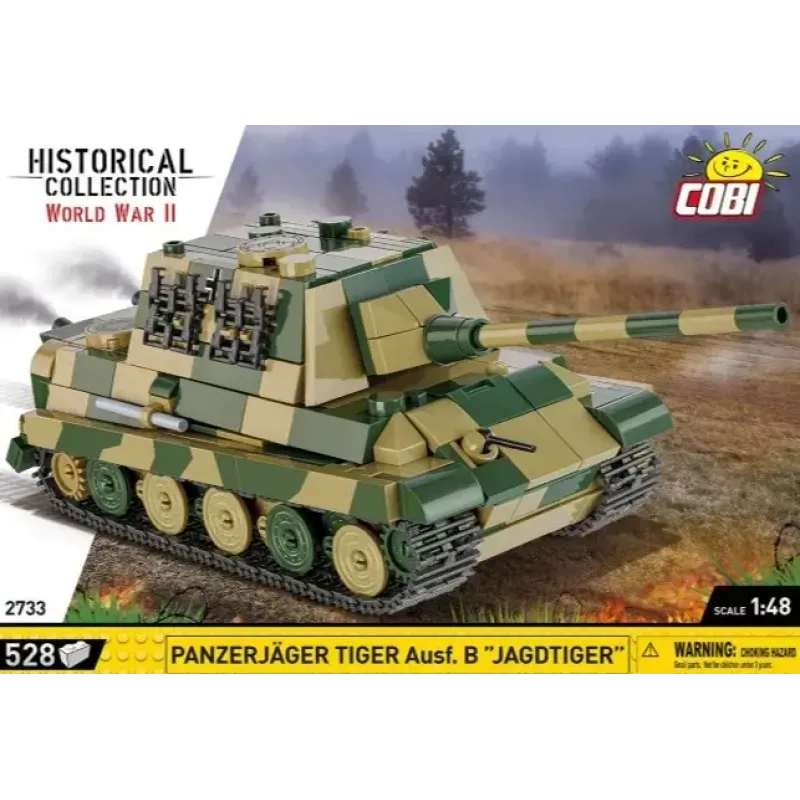 Modellbausatz Cobi Panzerjäger Tiger Ausf. B Jagdtiger Maßstab 1:35