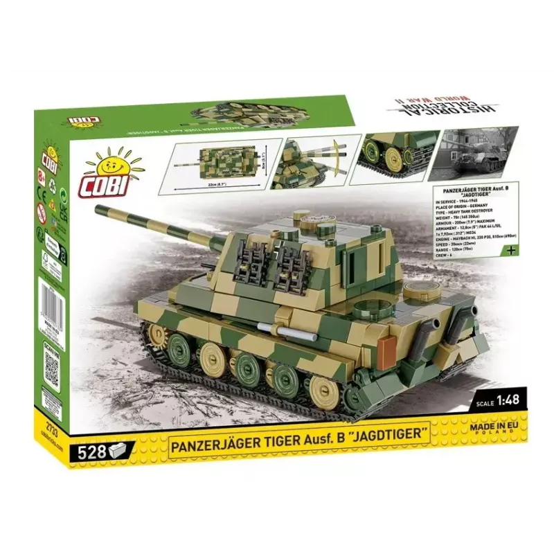 Modellbausatz Cobi Panzerjäger Tiger Ausf. B Jagdtiger Maßstab 1:35
