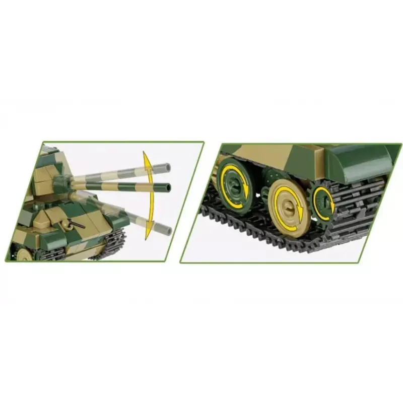 Modellbausatz Cobi Panzerjäger Tiger Ausf. B Jagdtiger Maßstab 1:35
