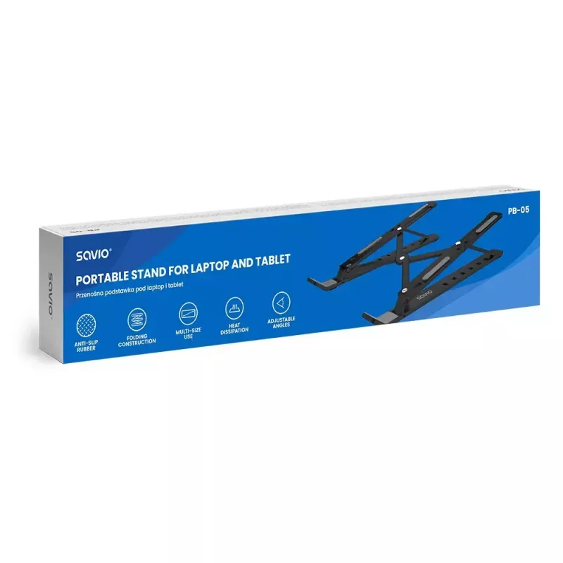 Laptopständer SAVIO PB-05 höhenverstellbar tragbar — SAVIO PB-05