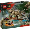 LEGO Dinosaurier-Bauset T. rex River Escape 76975 — 199 Teile, 2 Minifiguren, Alter 5+