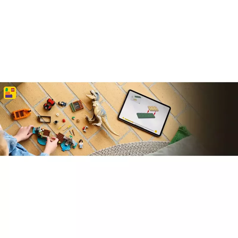LEGO Dinosaurier-Bauset T. rex River Escape 76975 — 199 Teile, 2 Minifiguren, Alter 5+