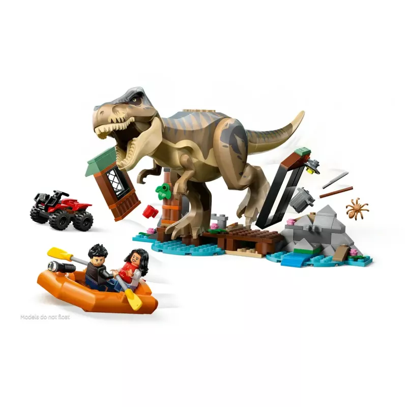 LEGO Dinosaurier-Bauset T. rex River Escape 76975 — 199 Teile, 2 Minifiguren, Alter 5+