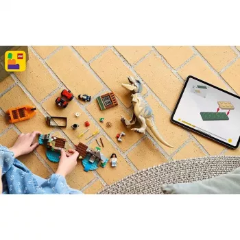 LEGO Dinosaurier-Bauset T. rex River Escape 76975 — 199 Teile, 2 Minifiguren, Alter 5+
