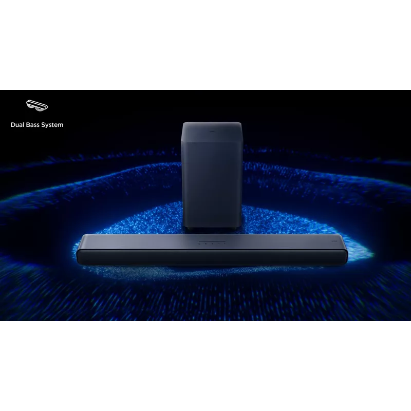 TCL S S55H Class 2.1-Kanal Soundbar mit Dolby Atmos, kabellosem Subwoofer und Bluetooth-Musikstreaming
