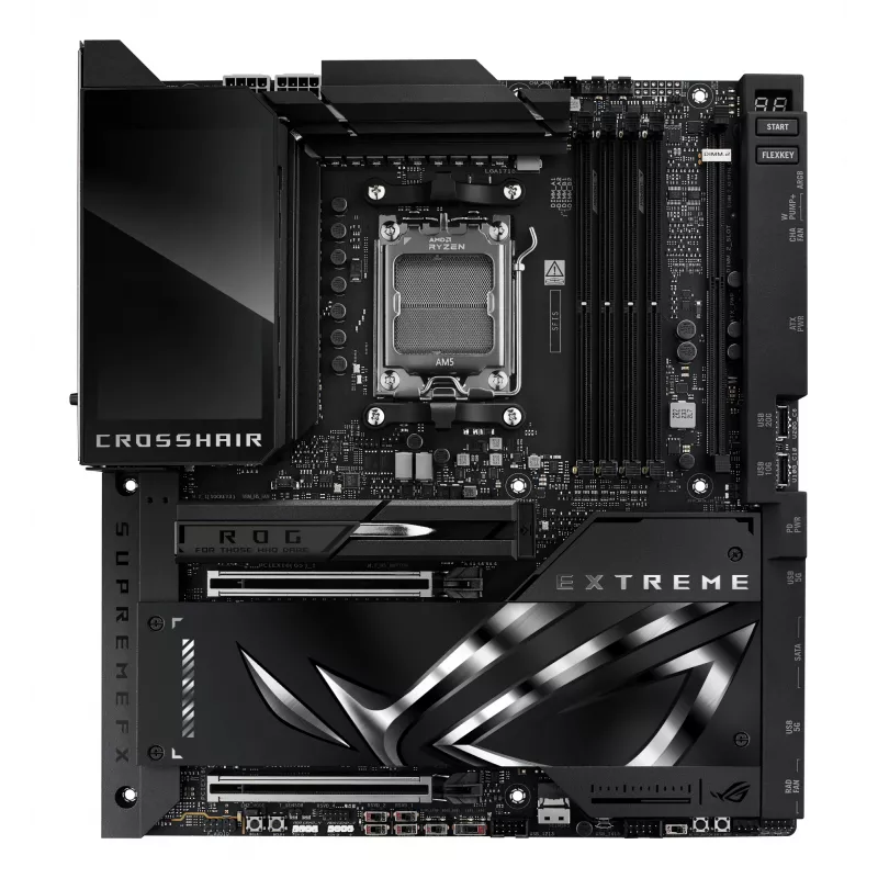 Motherboard ASUS ROG CROSSHAIR X870E EXTREME — AMD X870E, Sockel AM5, Extended ATX, DDR5, 4 DIMM, Wi‑Fi 7, 5 Gb LAN, 5x M.2