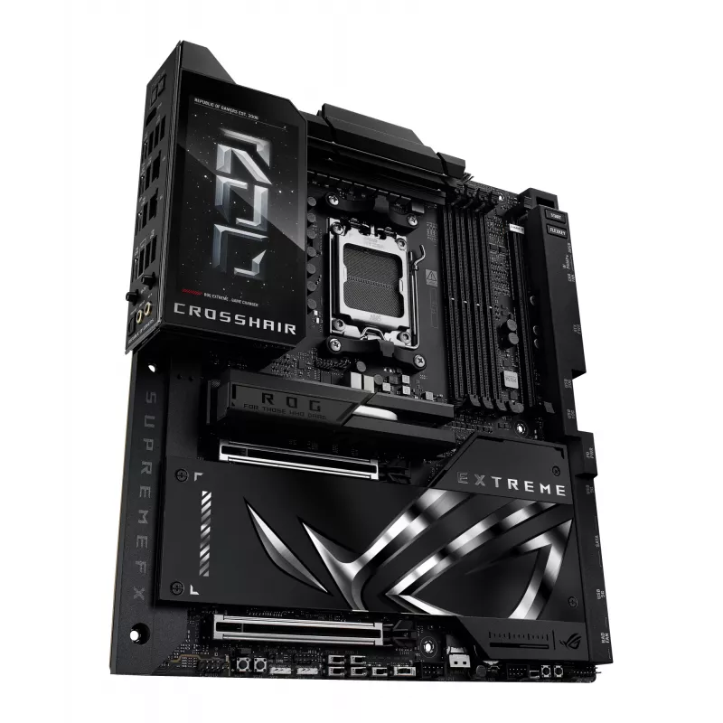 Motherboard ASUS ROG CROSSHAIR X870E EXTREME — AMD X870E, Sockel AM5, Extended ATX, DDR5, 4 DIMM, Wi‑Fi 7, 5 Gb LAN, 5x M.2