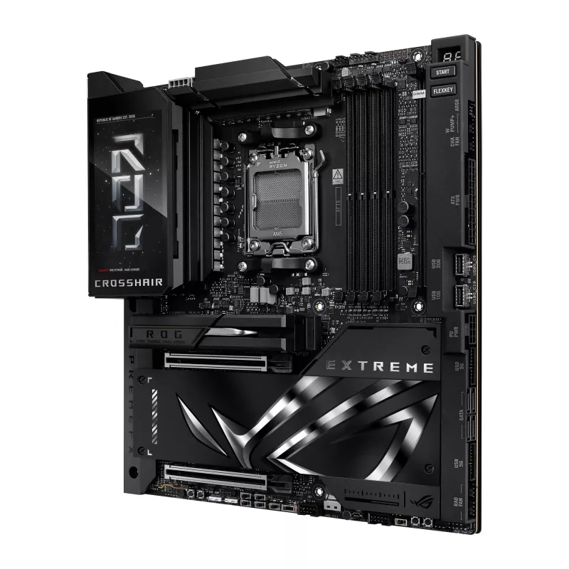 Motherboard ASUS ROG CROSSHAIR X870E EXTREME — AMD X870E, Sockel AM5, Extended ATX, DDR5, 4 DIMM, Wi‑Fi 7, 5 Gb LAN, 5x M.2
