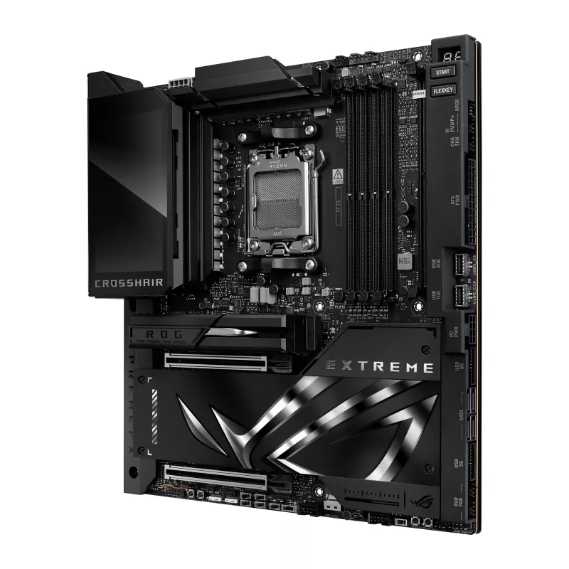 Motherboard ASUS ROG CROSSHAIR X870E EXTREME — AMD X870E, Sockel AM5, Extended ATX, DDR5, 4 DIMM, Wi‑Fi 7, 5 Gb LAN, 5x M.2