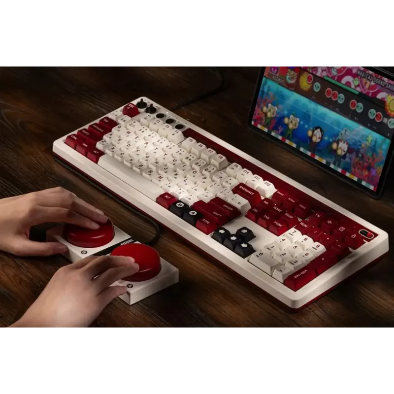 Mechanische Tastatur 8Bitdo RET00493 RGB-Hintergrundbeleuchtung kompakt