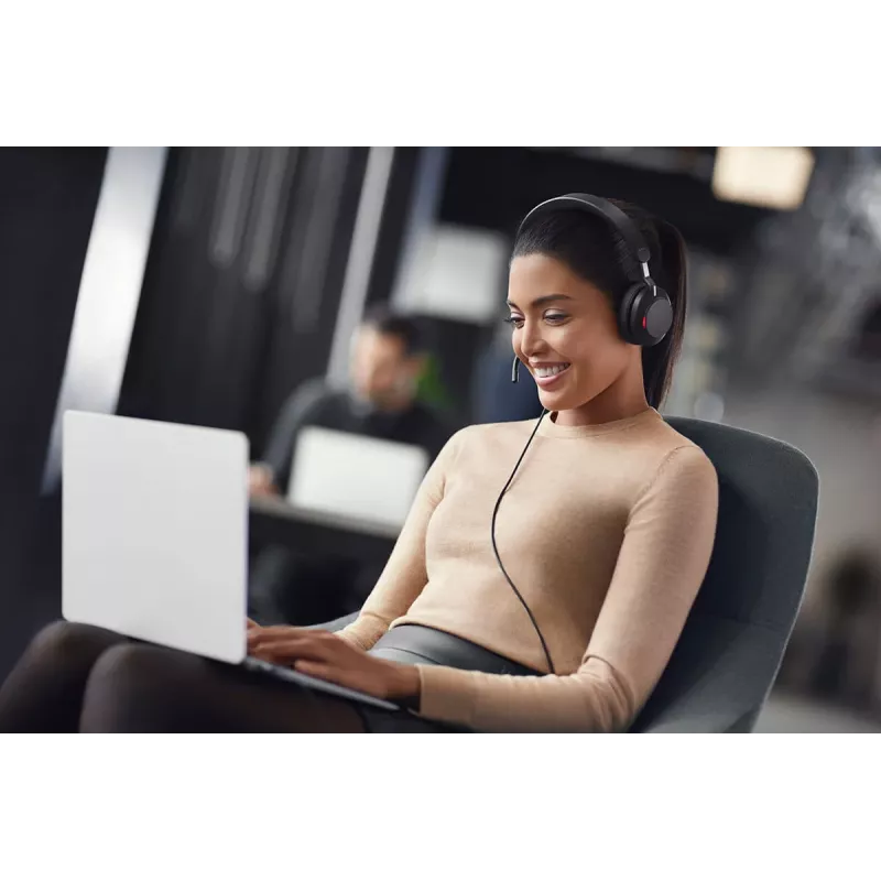 Jabra Evolve2 40 SE Headset Kabelgebunden Kopfband Anrufe/Musik USB Type-C / USB Type-A Schwarz