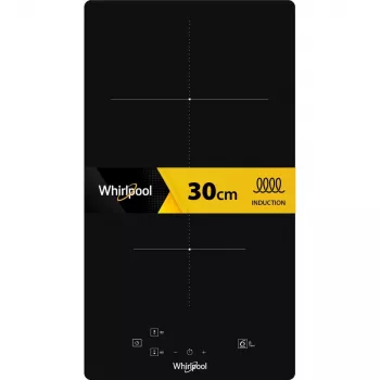 Whirlpool WS Q0530 NE Schwarz Einbau-Induktionskochfeld 28 cm Zone 2 Zonen