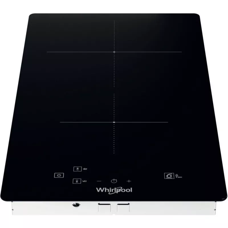 Whirlpool WS Q0530 NE Schwarz Einbau-Induktionskochfeld 28 cm Zone 2 Zonen