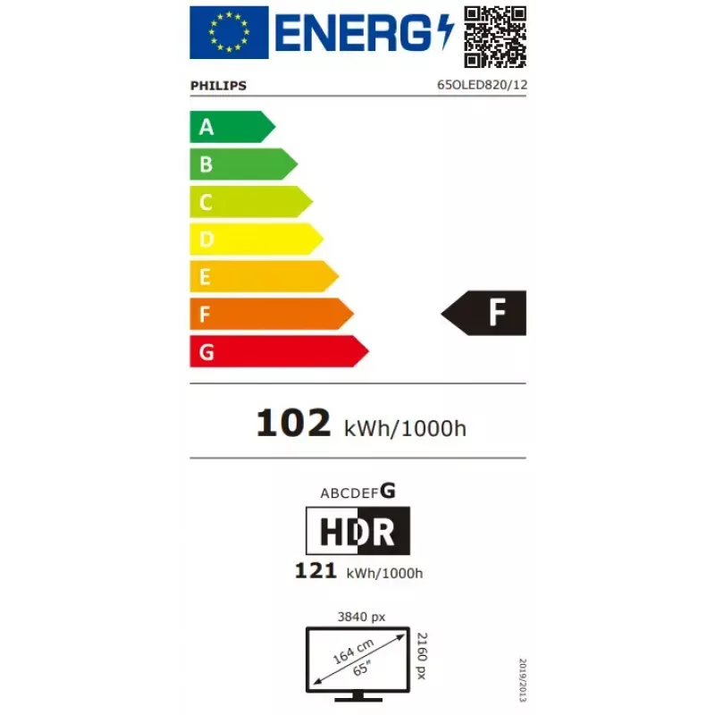 Philips 65OLED820/12 TV 165.1 cm (65 Zoll) 4K Ultra HD Smart TV Wi-Fi Schwarz