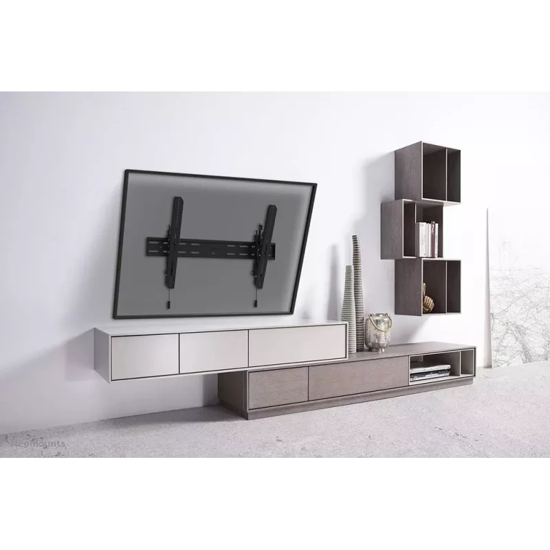 Neomounts WL35S-850BL18 TV-Wandhalterung 43-86 Zoll - neigbar - abschließbar - schnelle Installation