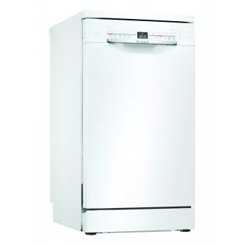 Freistehende Spülmaschine Bosch SPS40E22EU, Slimline 45 cm, 9 Maßgedecke, 5 Programme, 48 dB, Weiß