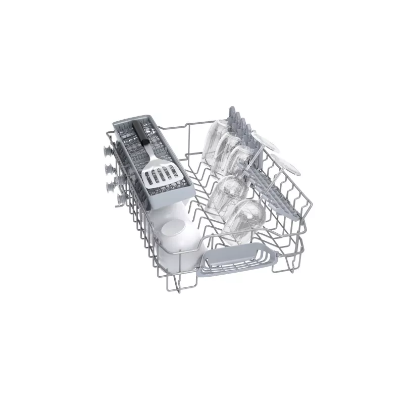 Freistehende Spülmaschine Bosch SPS40E22EU, Slimline 45 cm, 9 Maßgedecke, 5 Programme, 48 dB, Weiß
