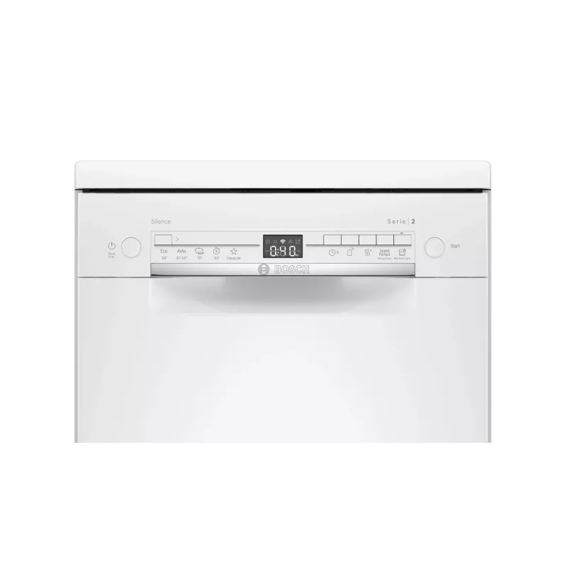 Freistehende Spülmaschine Bosch SPS40E22EU, Slimline 45 cm, 9 Maßgedecke, 5 Programme, 48 dB, Weiß