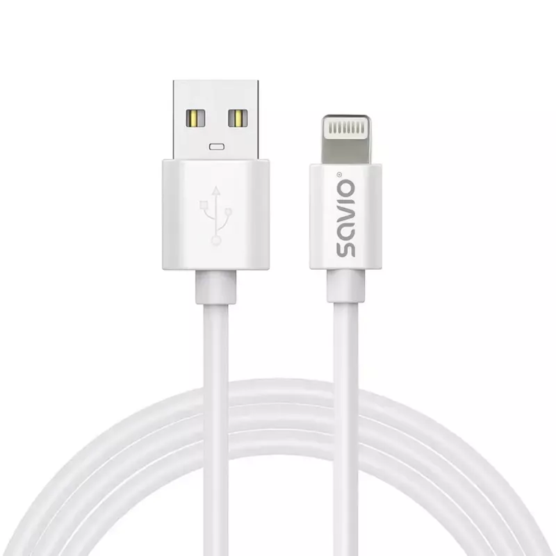 USB-Kabel Savio CL-192 1m USB A USB 2.0 Weiß