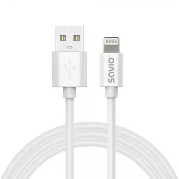 USB-Kabel Savio CL-192 1m USB A USB 2.0 Weiß