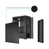 Chieftec AS-02B-OP Computergehäuse Midi Tower Schwarz
