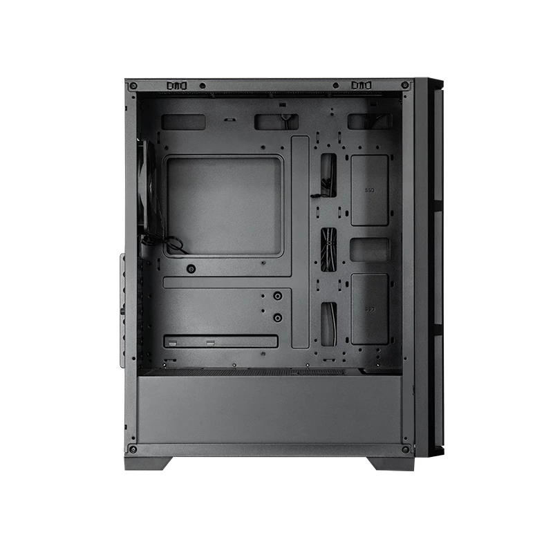 Chieftec AS-02B-TG-OP Computergehäuse Midi Tower Schwarz
