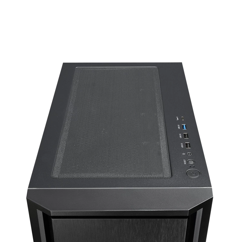 Chieftec AS-02B-TG-OP Computergehäuse Midi Tower Schwarz