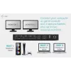 ITEC i-tec USB-C KVM Dock PRO für drei Hosts, Dual-Video, 2x Power Delivery (max. 92W), USB 3.2, 10 Gbit/s, Gigabit-Ethernet