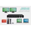 ITEC i-tec USB-C KVM Dock PRO für drei Hosts, Dual-Video, 2x Power Delivery (max. 92W), USB 3.2, 10 Gbit/s, Gigabit-Ethernet