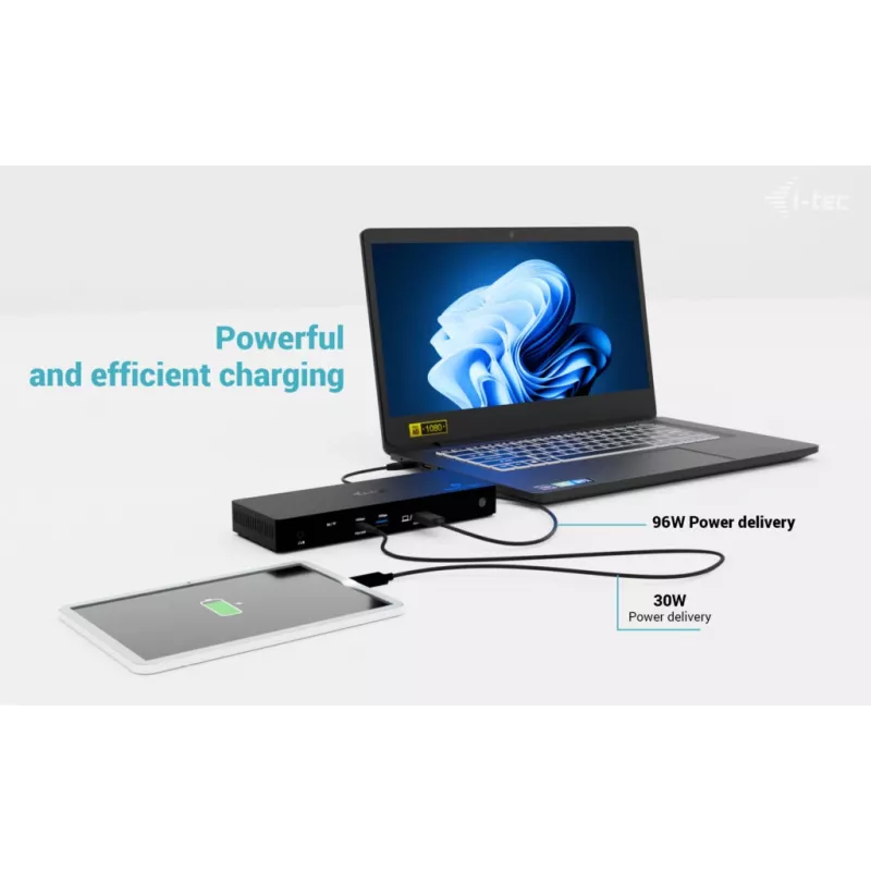 i-tec Thunderbolt4 Triple Display Docking Station + Power Delivery 96W