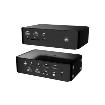 i-tec Thunderbolt5 Quattro Display Docking Station, 5x USB, 2,5 GLAN + Power Delivery 140W