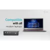 i-tec Thunderbolt5 Quattro Display Docking Station, 5x USB, 2,5 GLAN + Power Delivery 140W