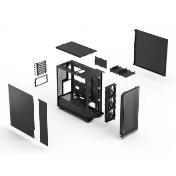 PC-Gehäuse Fractal Design Epoch Schwarz Solid Midi Tower Schwarz