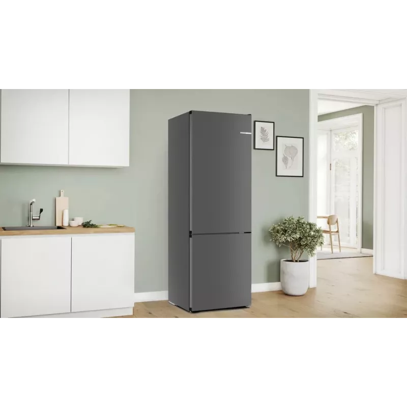 Kühl-Gefrierkombination Bosch Serie 4 KGN49OCAF, freistehend, 440 L Gesamtvolumen, Anthrazit, No Frost