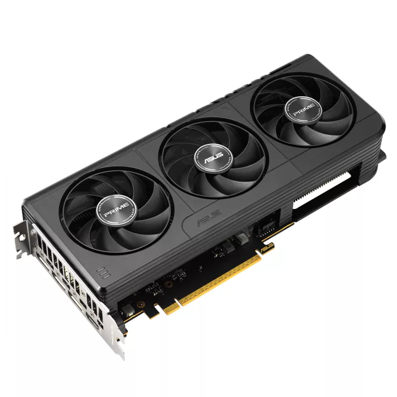 Grafikkarte ASUS GeForce RTX 5060 — 8 GB GDDR7, 128-Bit, PCIe 5.0, 3x DisplayPort 2.1b + 1x HDMI 2.1b, 2595 MHz OC, 3 Lüfter, 268,3 mm