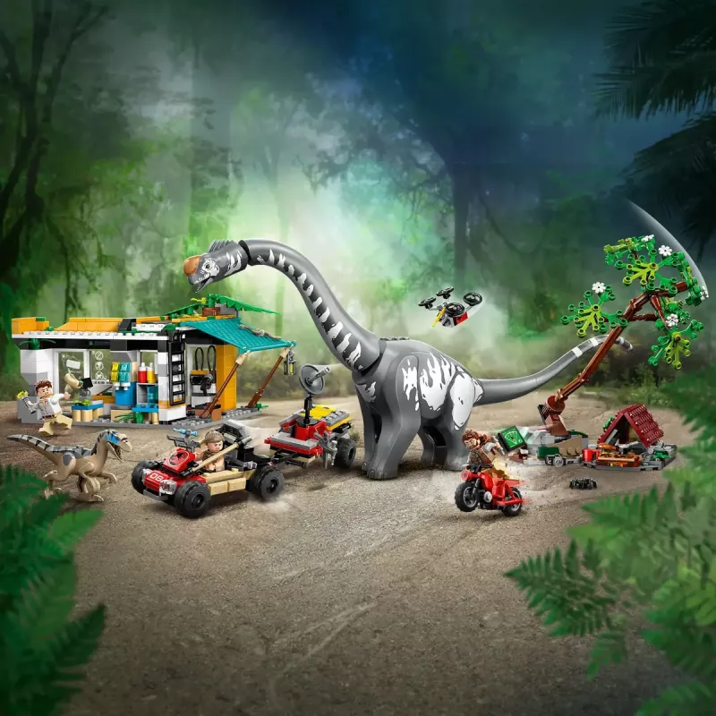 LEGO Jurassic World Set 76973 — Raptor & Titanosaurus mit 3 Figuren, 582 Teilen, ab 7 Jahren