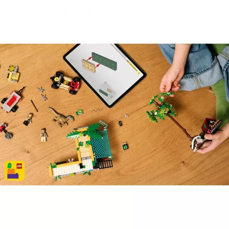 LEGO Jurassic World Set 76973 — Raptor & Titanosaurus mit 3 Figuren, 582 Teilen, ab 7 Jahren