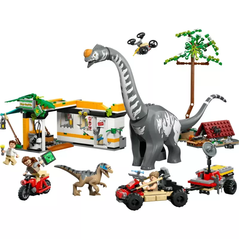 LEGO Jurassic World Set 76973 — Raptor & Titanosaurus mit 3 Figuren, 582 Teilen, ab 7 Jahren