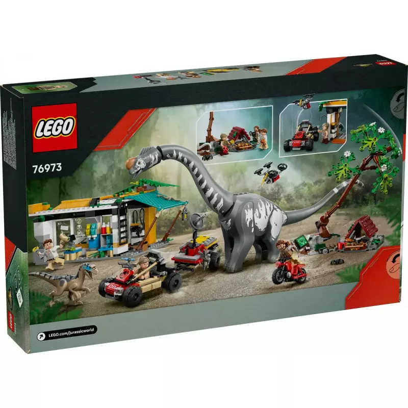 LEGO Jurassic World Set 76973 — Raptor & Titanosaurus mit 3 Figuren, 582 Teilen, ab 7 Jahren