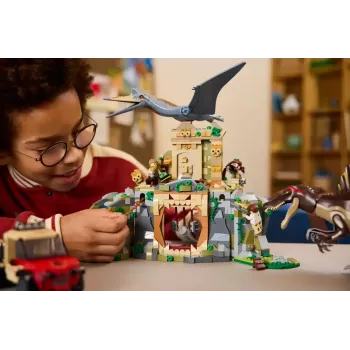 LEGO Jurassic World Air Mission mit Quetzalcoatlus und Spinosaurus 76976 – 984 Teile, 4 Minifiguren, Alter 8+