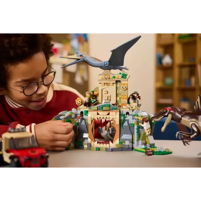 LEGO Jurassic World Air Mission mit Quetzalcoatlus und Spinosaurus 76976 – 984 Teile, 4 Minifiguren, Alter 8+
