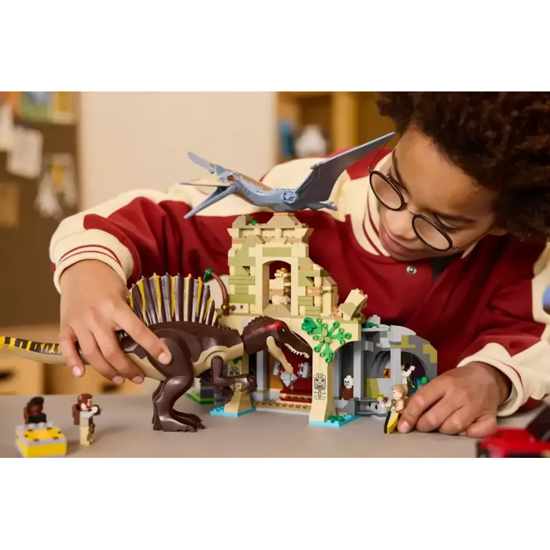 LEGO Jurassic World Air Mission mit Quetzalcoatlus und Spinosaurus 76976 – 984 Teile, 4 Minifiguren, Alter 8+