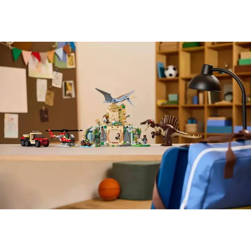 LEGO Jurassic World Air Mission mit Quetzalcoatlus und Spinosaurus 76976 – 984 Teile, 4 Minifiguren, Alter 8+