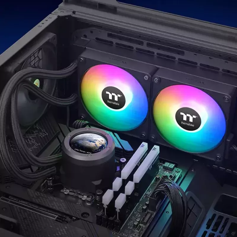 Flüssigkeitskühlungsset Thermaltake CL-W414-PL12SW-A 12 cm Schwarz