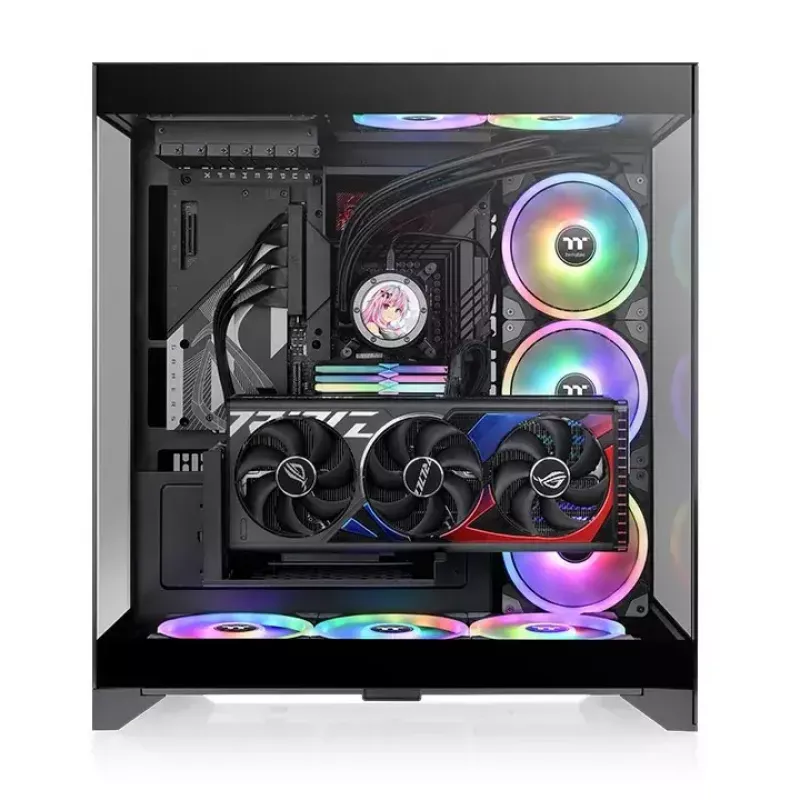 PC-Gehäuse Thermaltake CTE E550 TG Midi Tower Schwarz