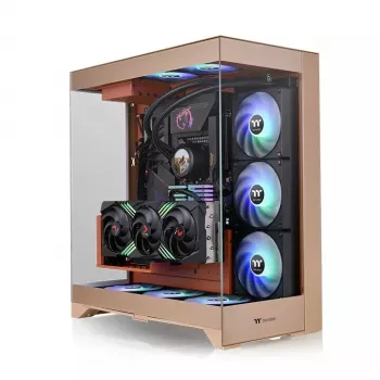 PC-Gehäuse Thermaltake CTE E550 TG Midi Tower Sand